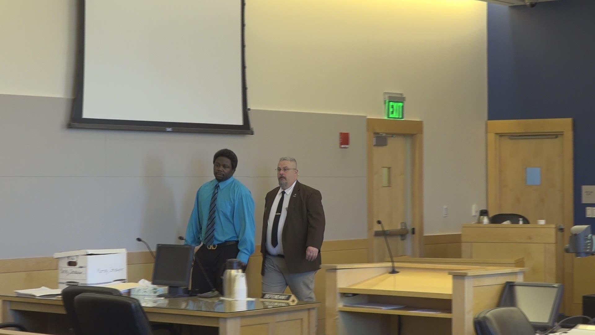 Christopher Murray went to trial Monday for a 2017 Millinocket home invasion that resulted in the murder of Wayne LaPierre and serious injury of Diem LaPierre.