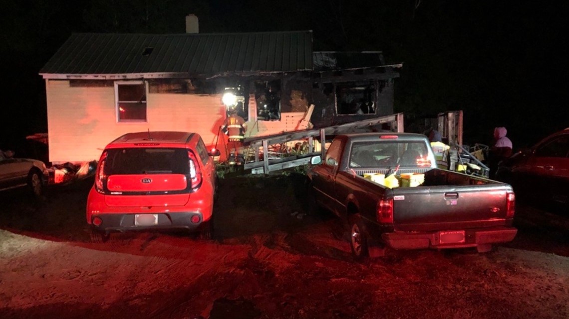 Fire in Wales destroys home, sends man to hospital