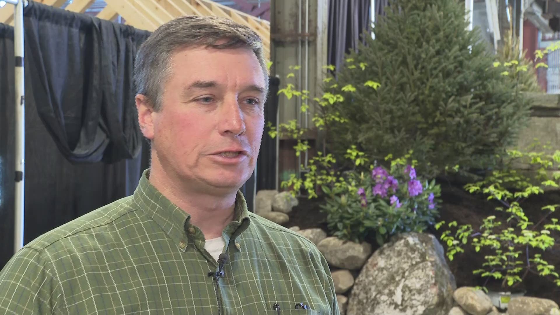 Maine flower show interview with Mark Faunce, Chair for the Maine Flower Show