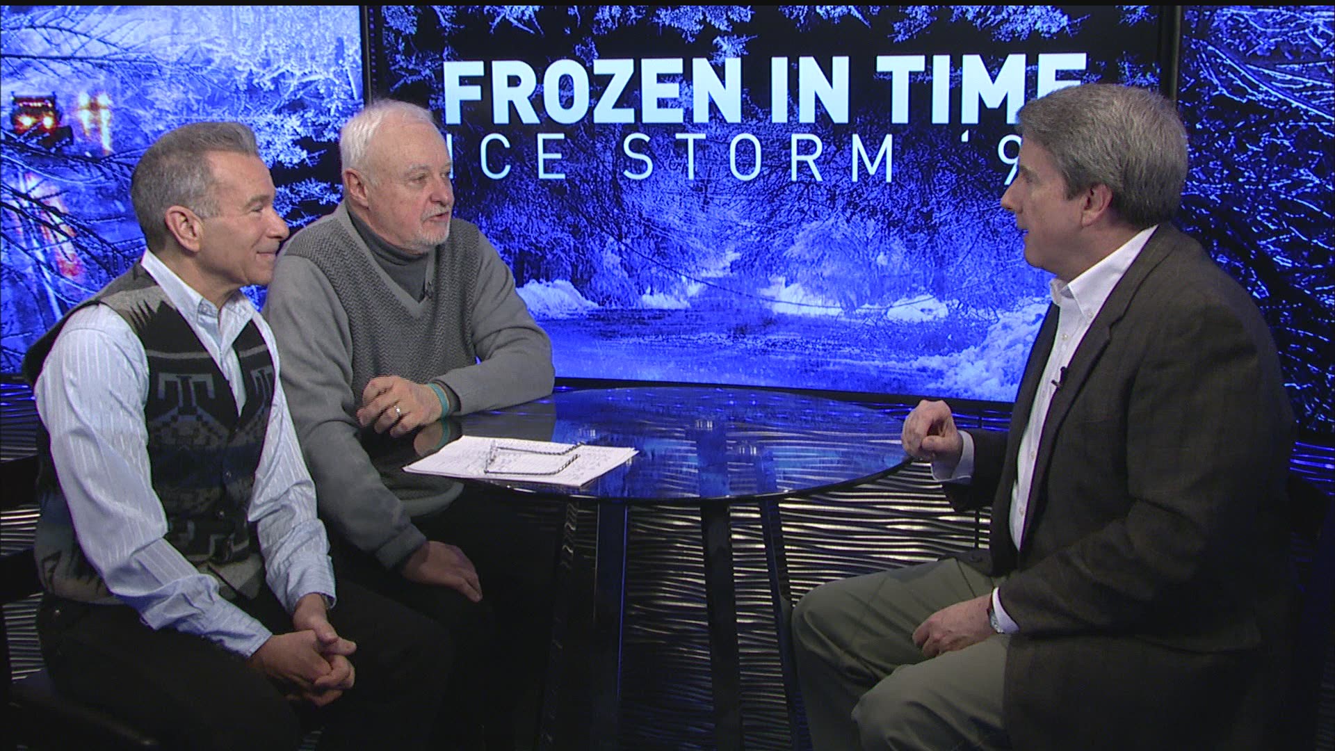 For the month that Maine was held in the grip of the ice storm of 1998, the whole state hung on every word uttered by NEWS CENTER Maine's Joe Cupo and Kevin Mannix. The two veteran forecasters return from retirement to reminisce with Pat Callaghan about one of biggest weather events of their careers.