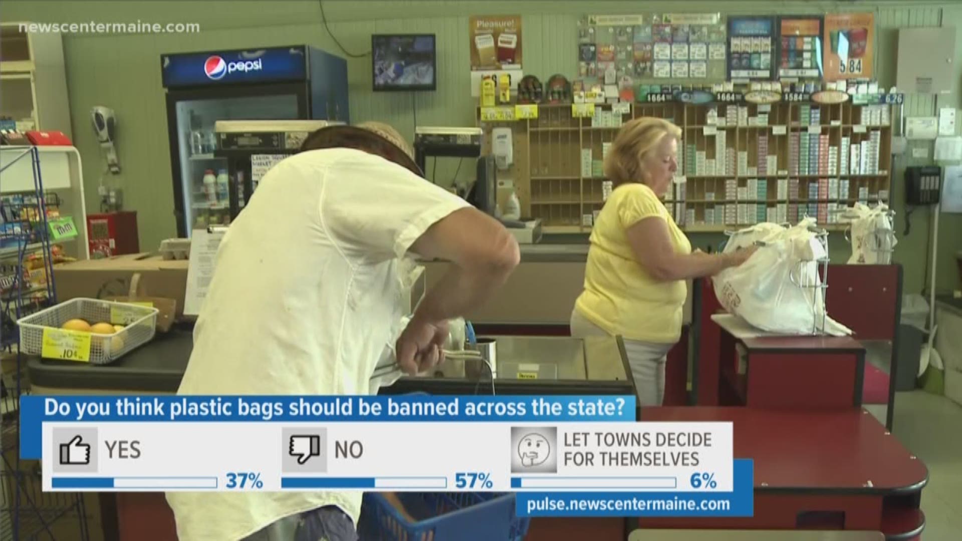 A push to ban plastic bags statewide -- front and center in Augusta. Already, 20 communities and counting in Maine have local laws to ban plastic bags are charge fees to use them.