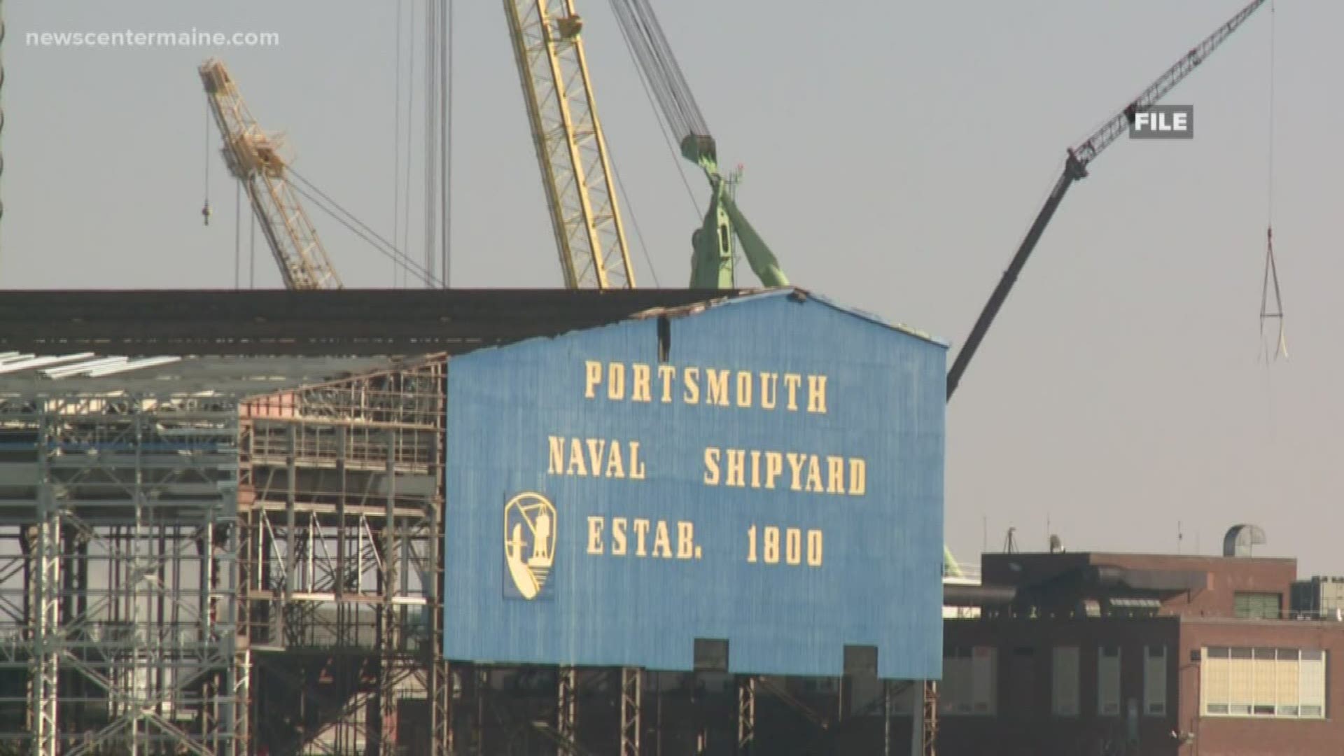 Projects are being completed late due to the aging of Portsmouth Naval Shipyards equipment.