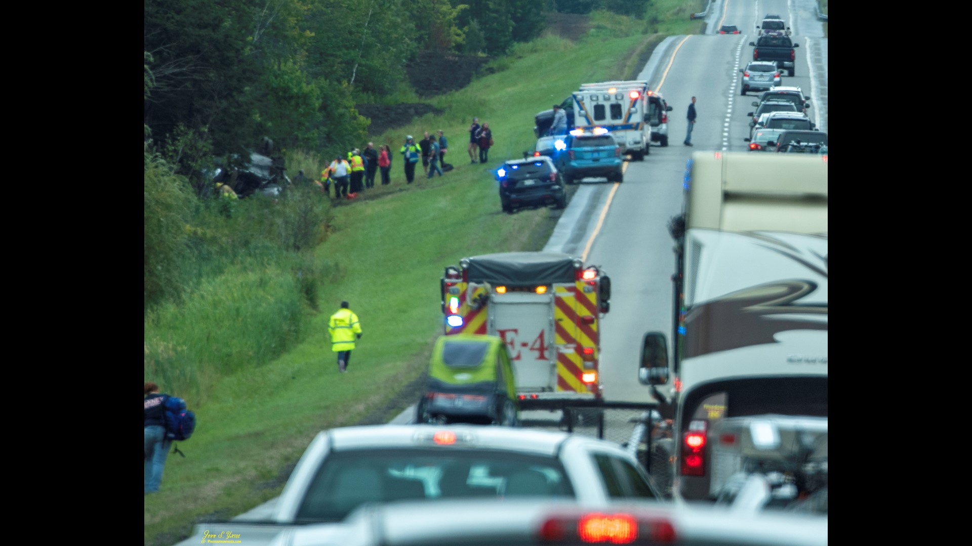 Sidney Crash Ties Up Traffic On I 95