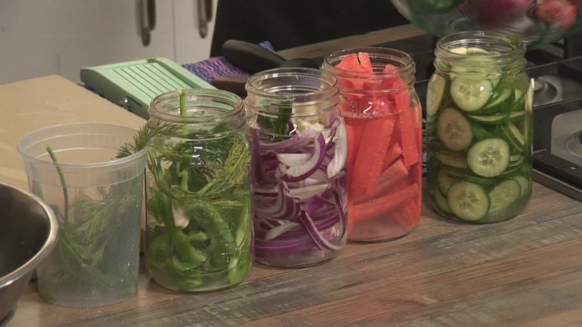 Chef Ben Hasty shows us that they're easy to make, and add a nice crunch to your salad or sandwich!
