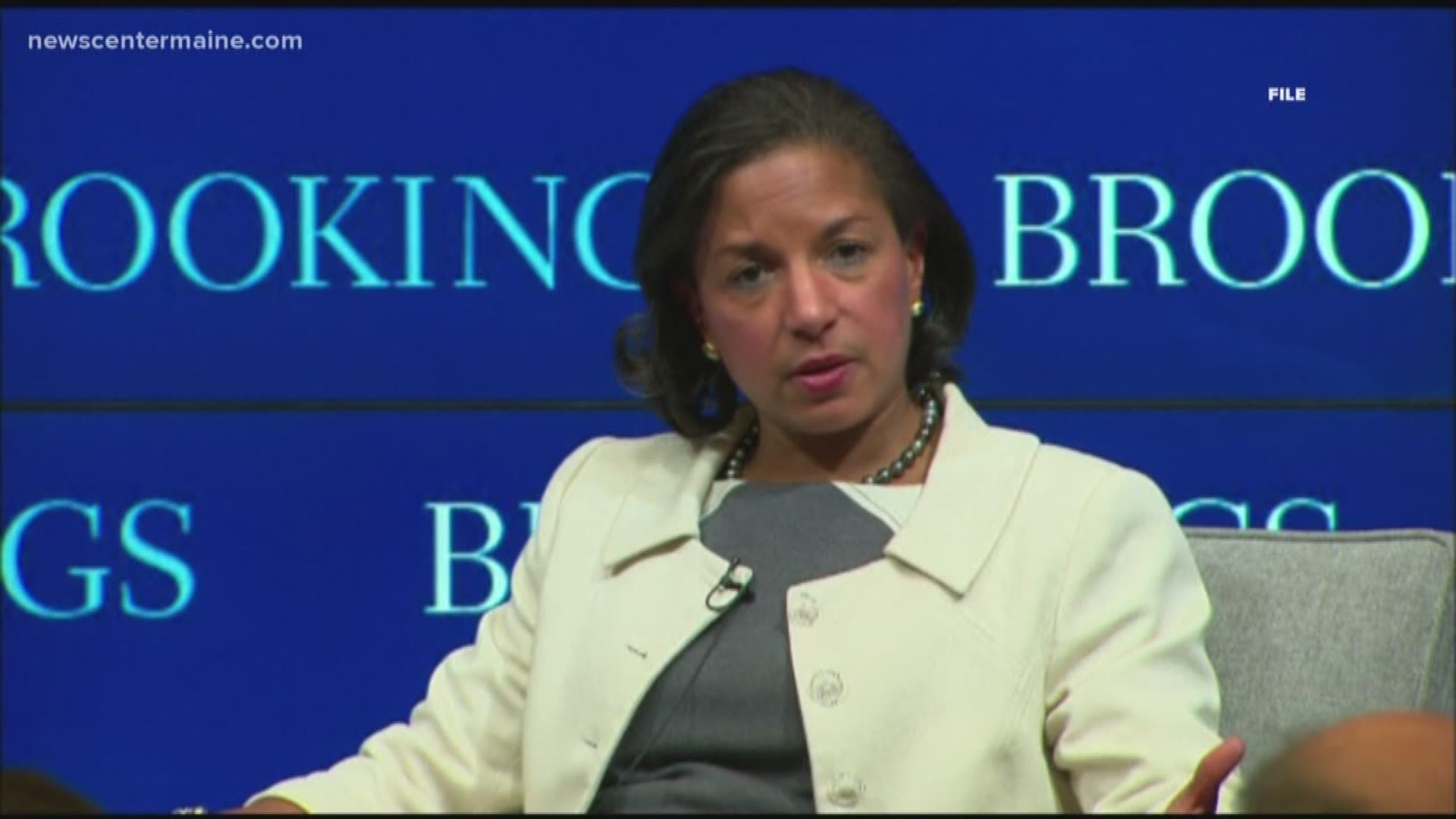 Democrat Susan Rice says she will not be challenging Republican Senator Susan Collins in the 2020 race.