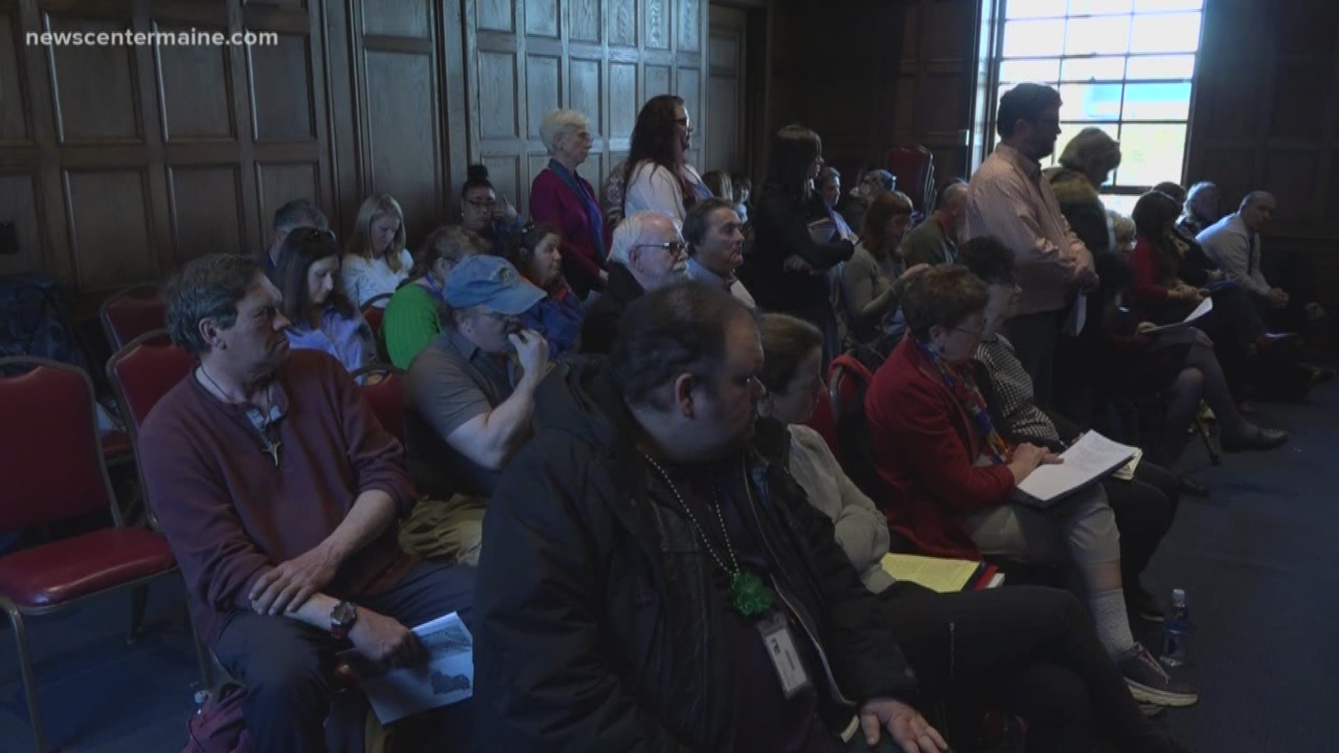 Portland residents met Tuesday to discuss three potential location options for the new homeless shelter in the city.
