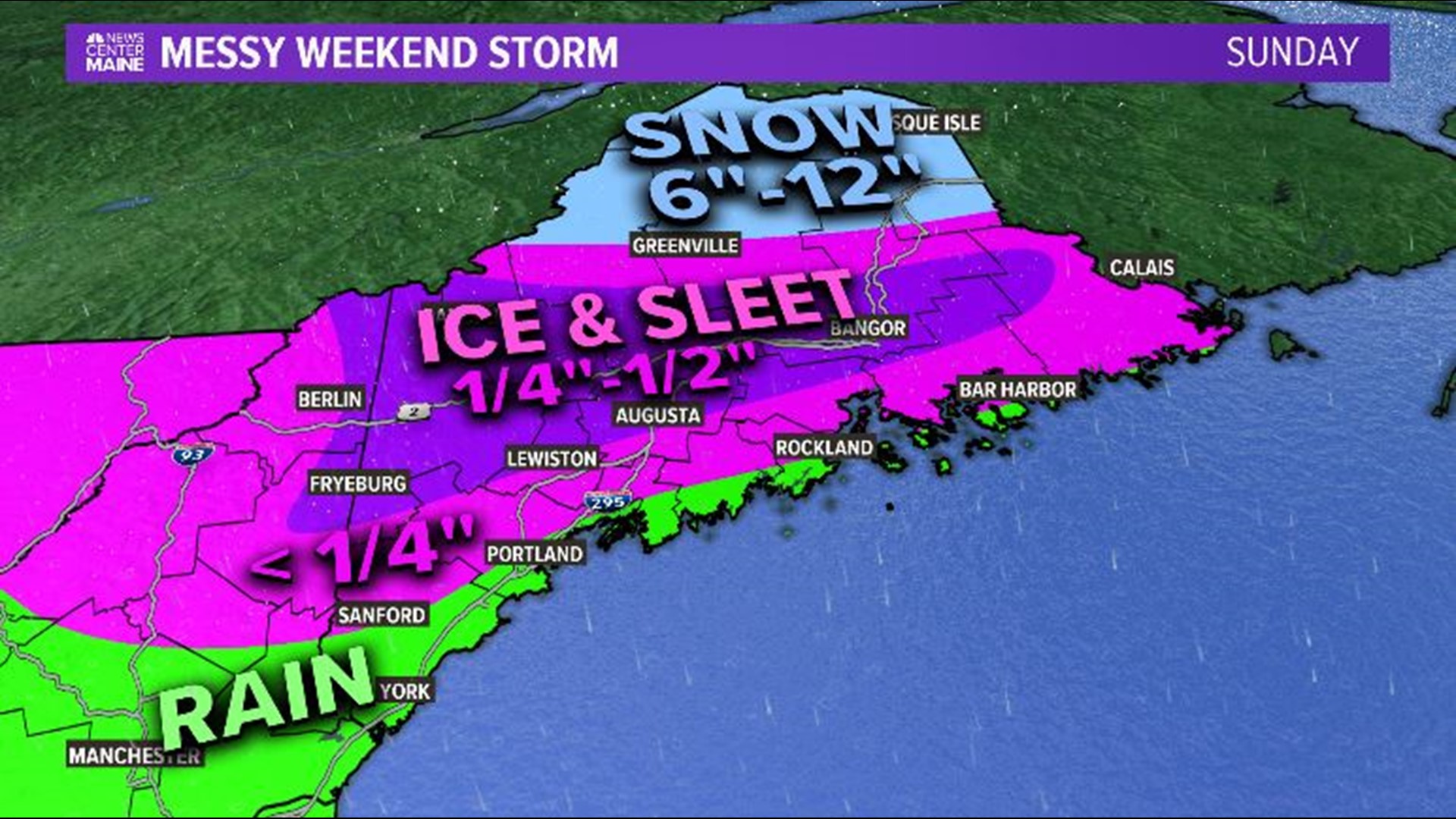 Hot to cold: Record warmth Saturday, ice and snow Sunday in Maine ...