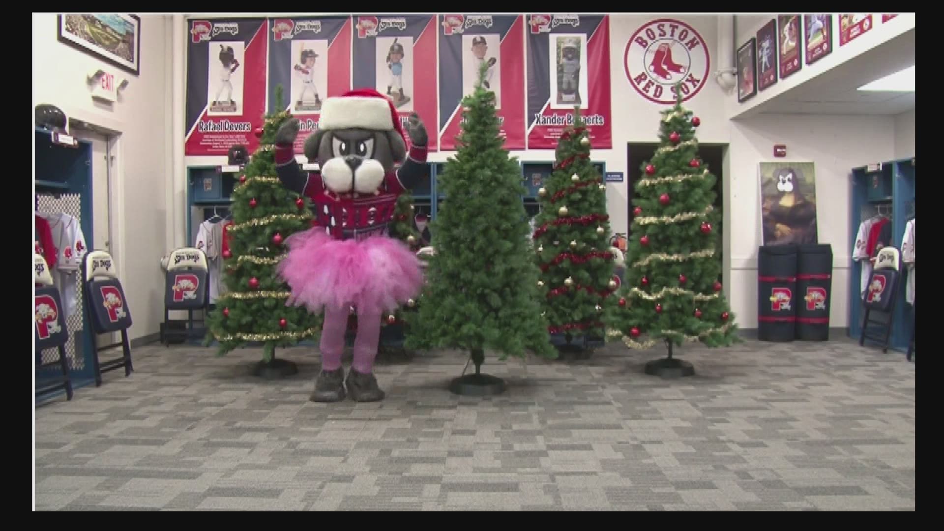 And while live, in-person performances aren't on the table for most of us this year, The Portland Sea Dogs wanted to make sure you still get your Christmas fix.