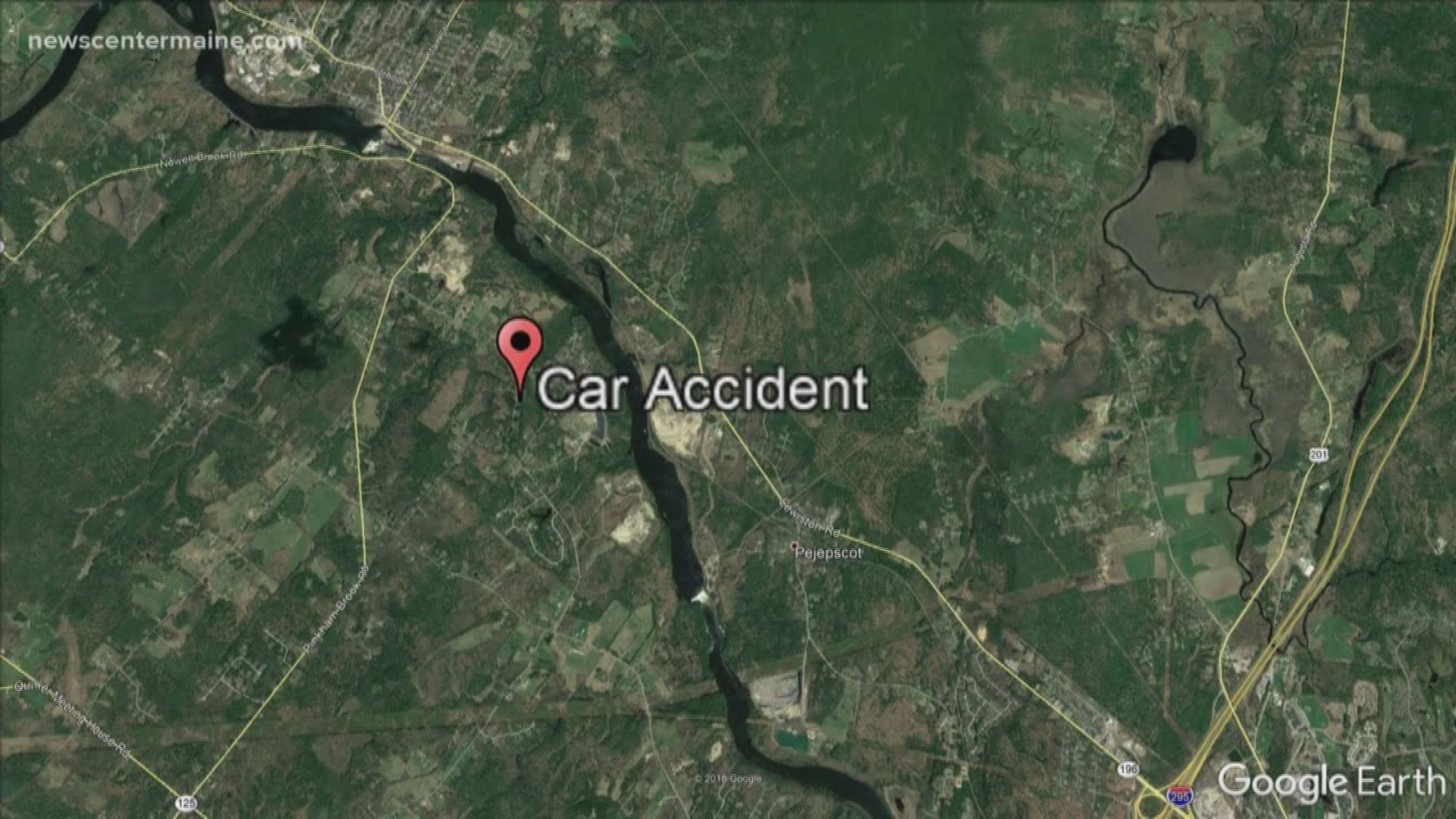 Car crash in Durham, Maine