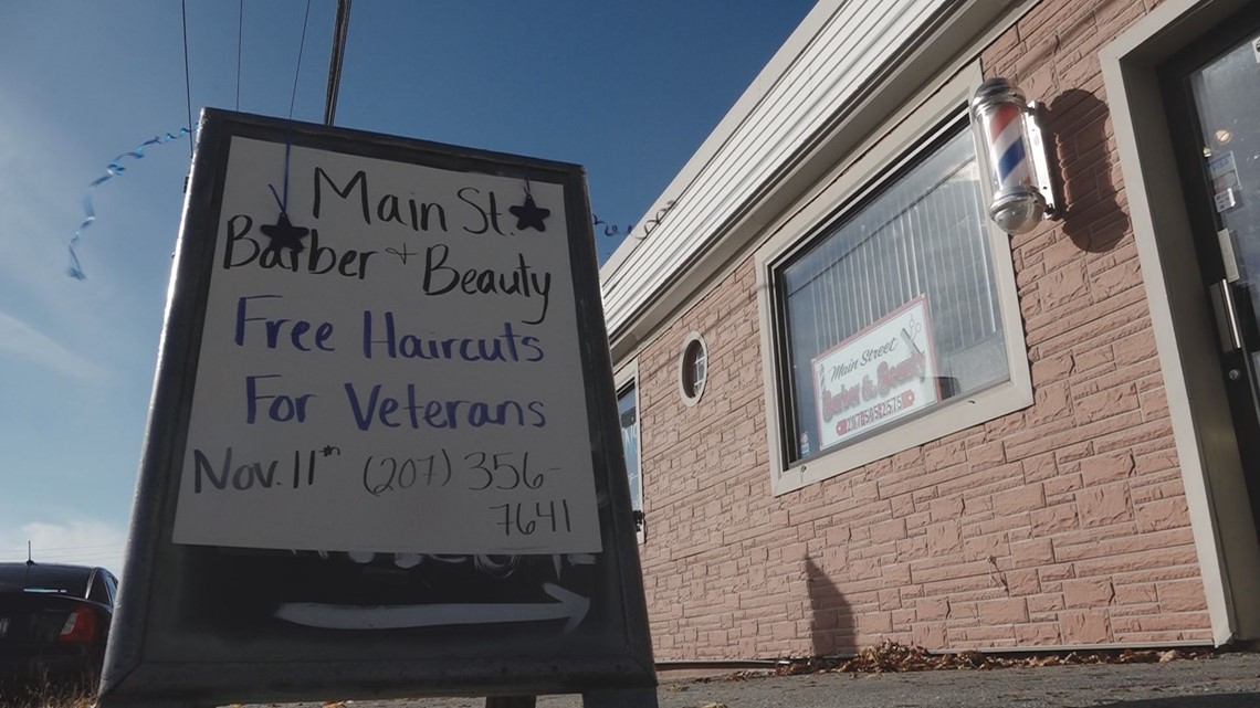 This Brewer shop is honoring vets with a free cut, buzz, and trim