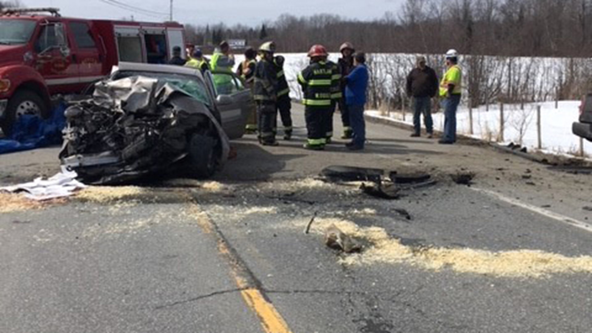 Woman killed in headon crash in Palmyra