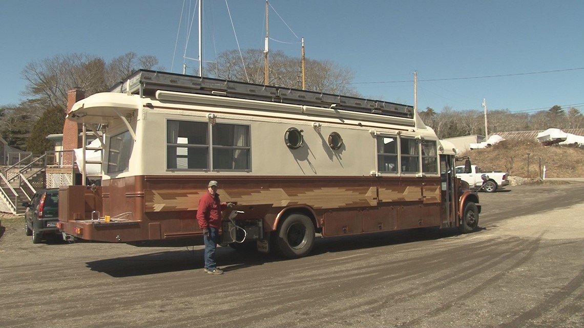 School bus transformed into million dollar RV | newscentermaine.com