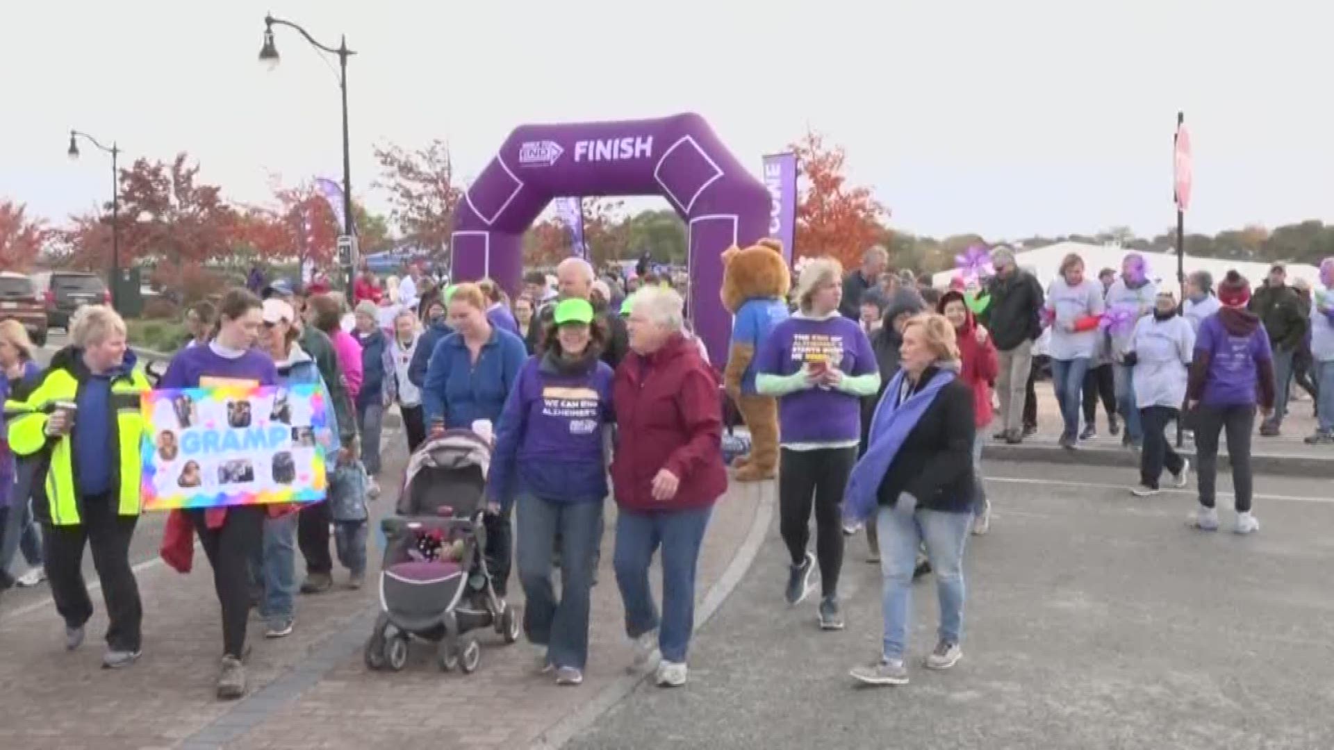 Mainers at the Bangor Waterfront walk to end Alzheimer's