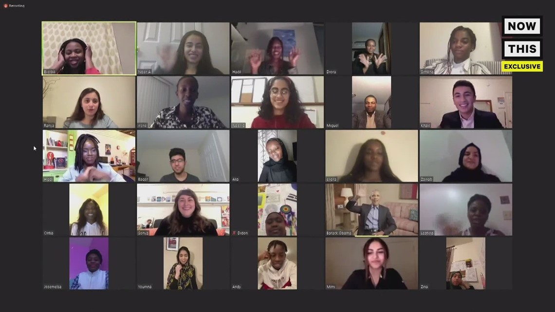 Obama surprises students at The Telling Room in Portland, Maine - Vimarsana News