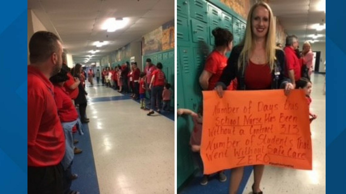 Westbrook teachers band together demanding contracts
