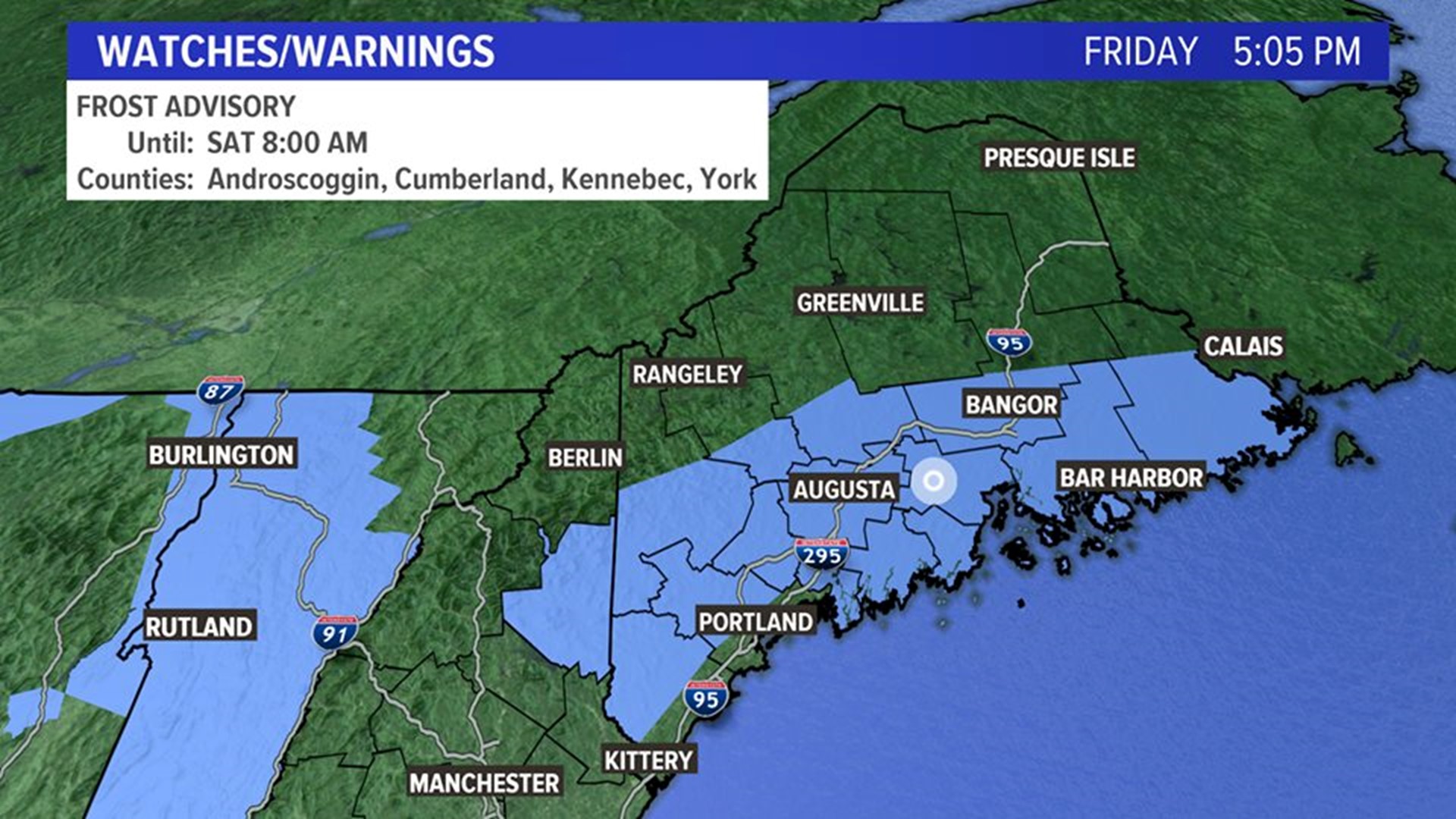 FROST ADVISORY TONIGHT | newscentermaine.com