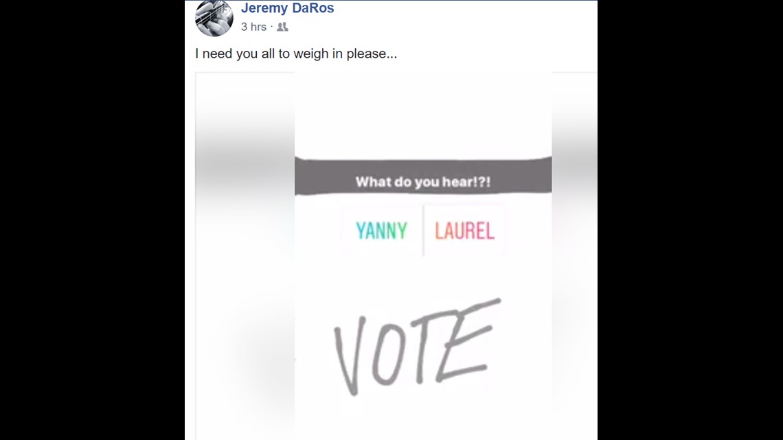 Do you hear what I hear? Yanny vs. Laurel 