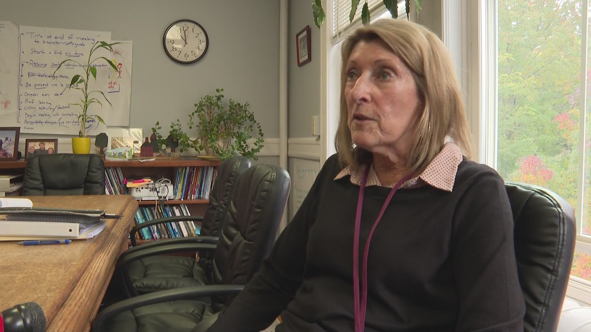 Cape Elizabeth Superintendent Donna Wolfrom says the way students reported sexual assault by leaving sticky notes in two school bathrooms caused confusion.