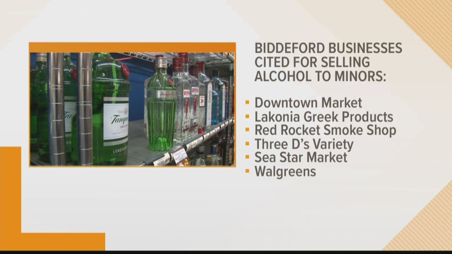 Biddeford Police say they've caught six local stores selling alcohol to minors.