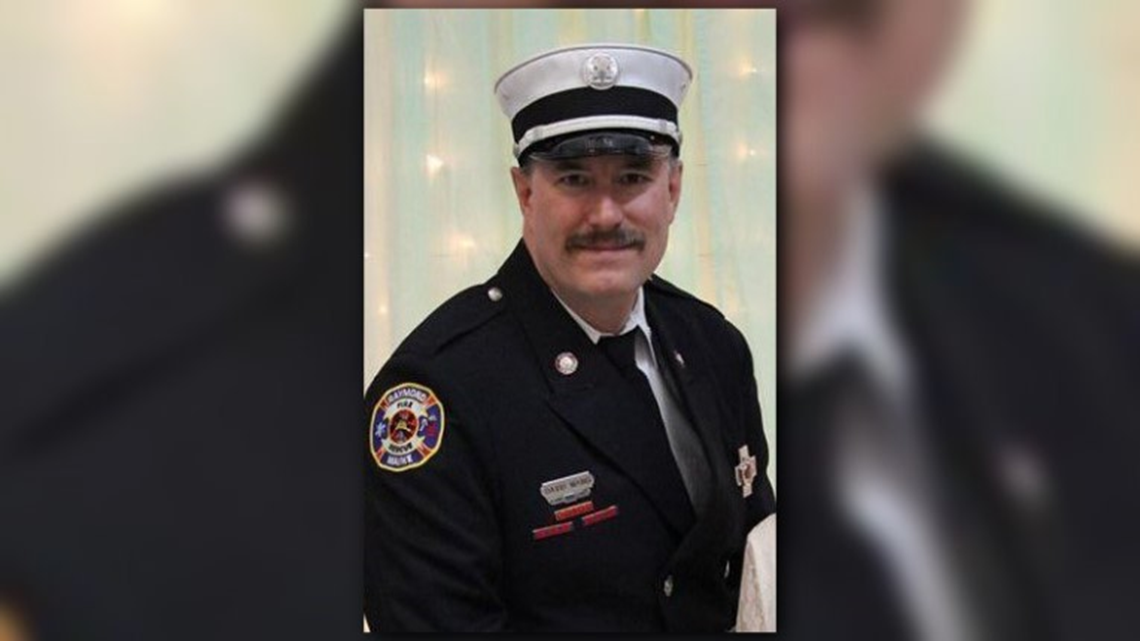 Firefighters from across the state honor Captain David Mains of Raymond
