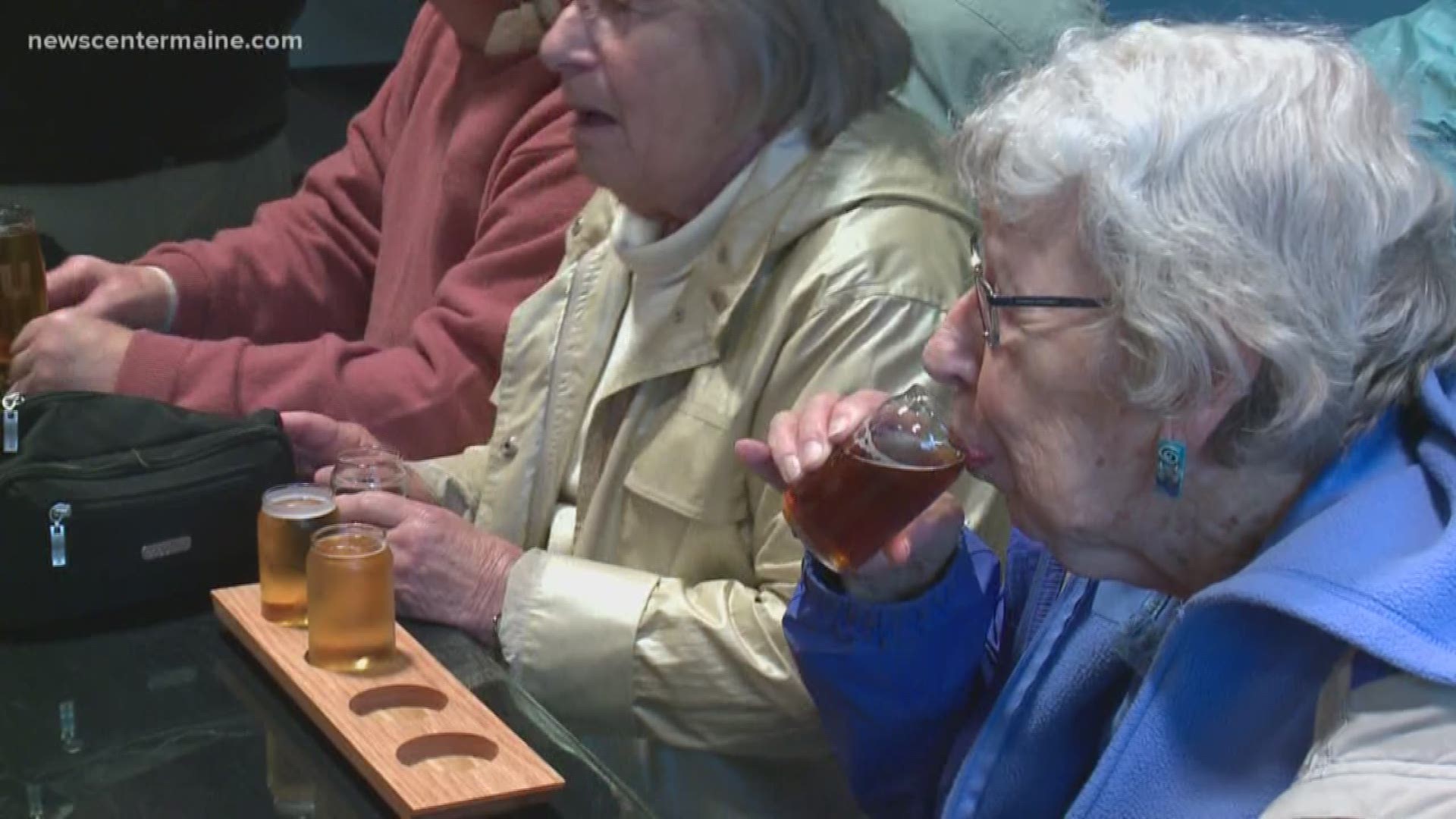 The Highlands Senior Living Community's tour at NU Brewery in New Gloucester was the group's 47th brewery visit.