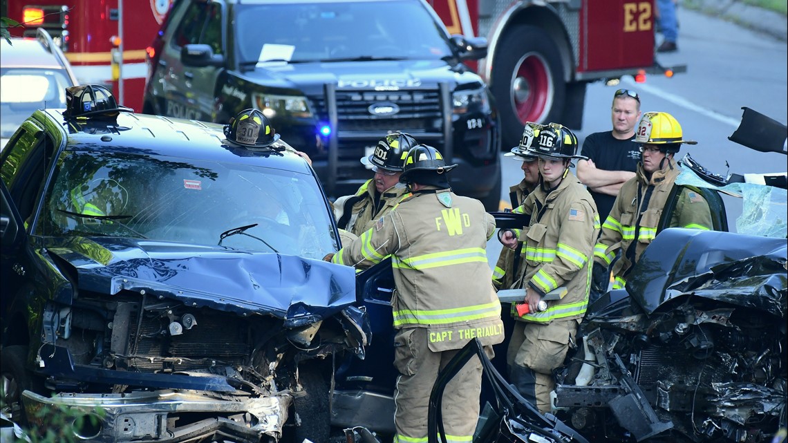 Three people survive horrific Westbrook crash