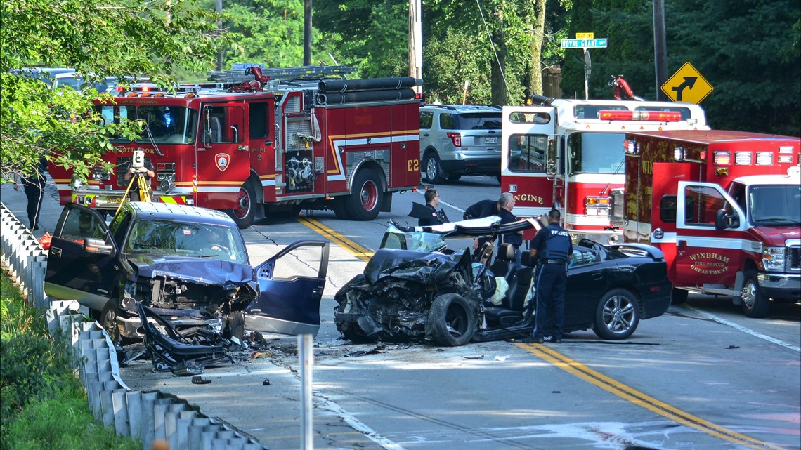 Three people survive horrific Westbrook crash