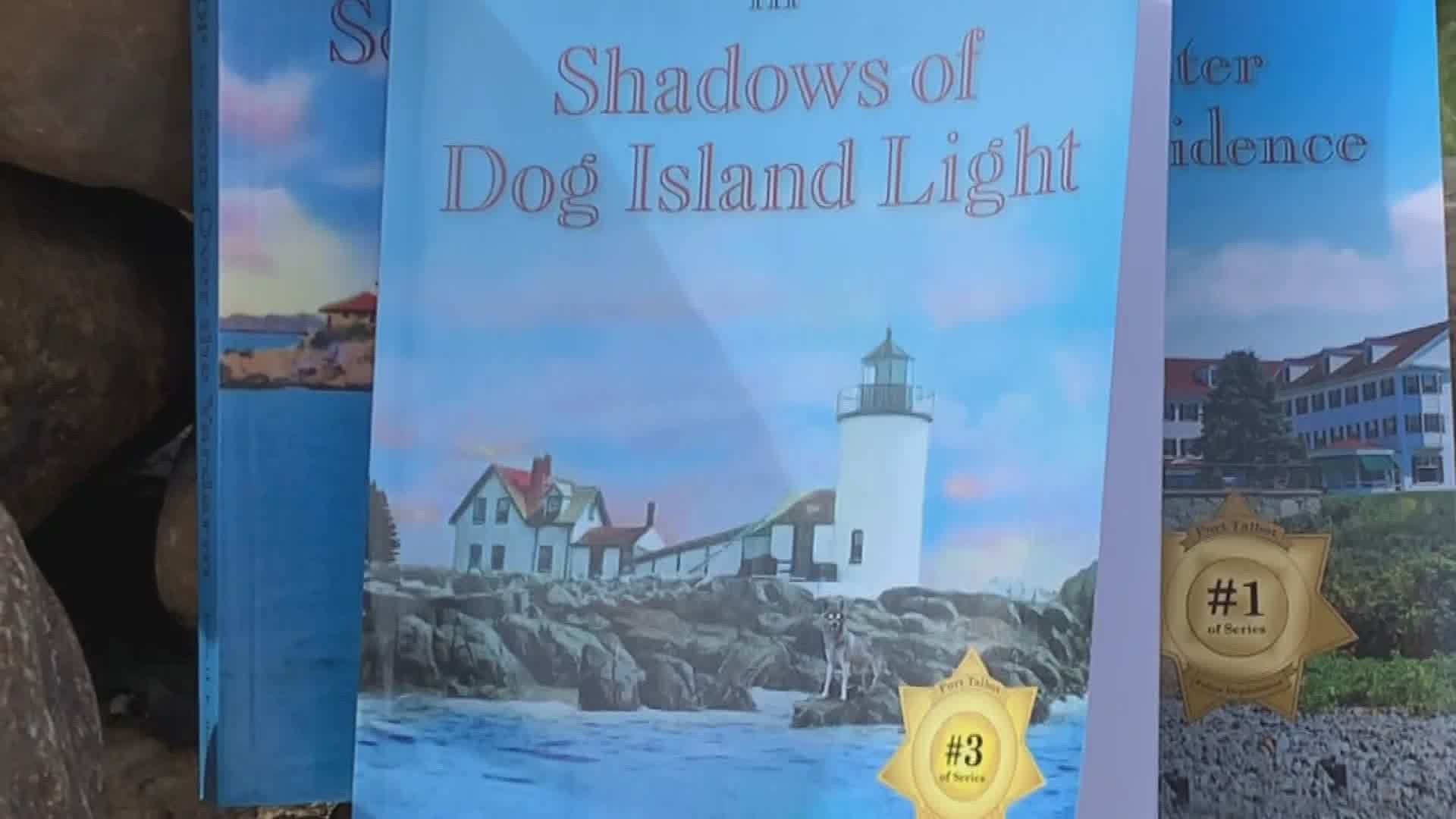 James Bruner releases the third novel in The Bike Cop series Shadows of Dog Island Light about a young man in the 80s working for a police dept. in southern Maine.