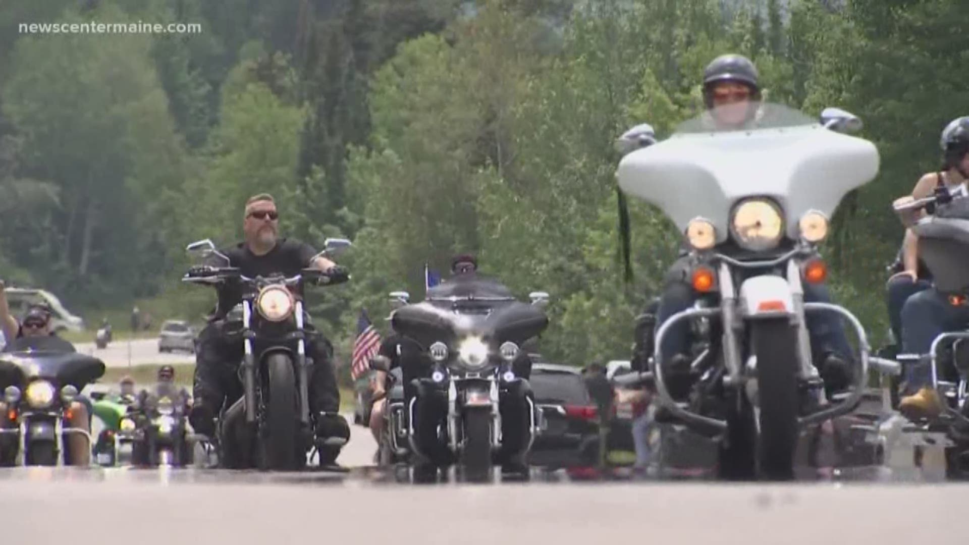 Thousands of motorcyclists joined the "Ride for the Fallen 7." The giant motorcycle ride honored the bikers who were killed in a crash in Randolph, New Hampshire.