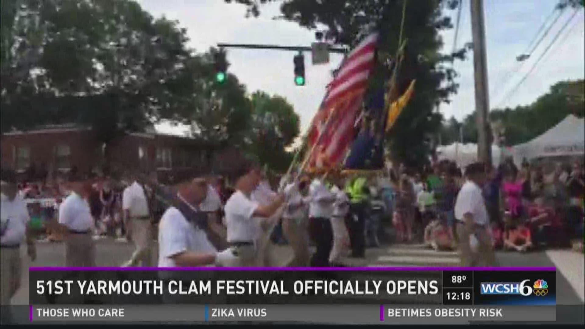 Yarmouth Clam Festival officially opens