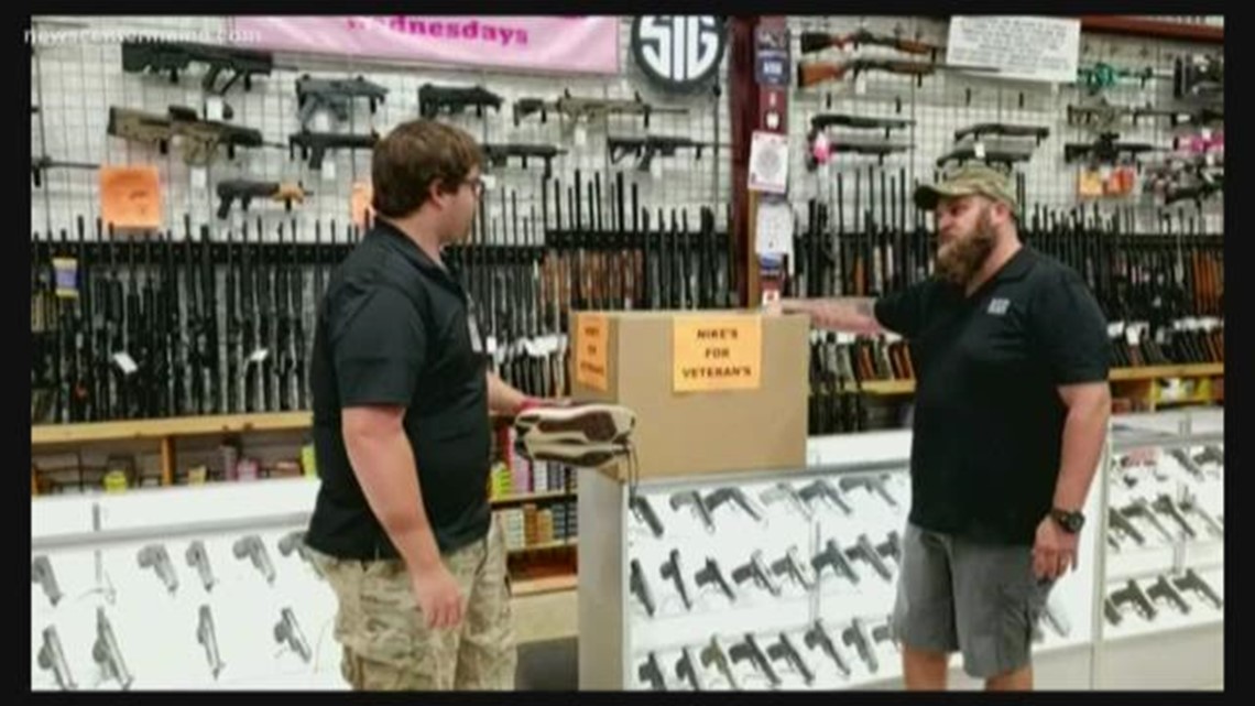 Holden military supply store starts 'Nikes for Veterans'