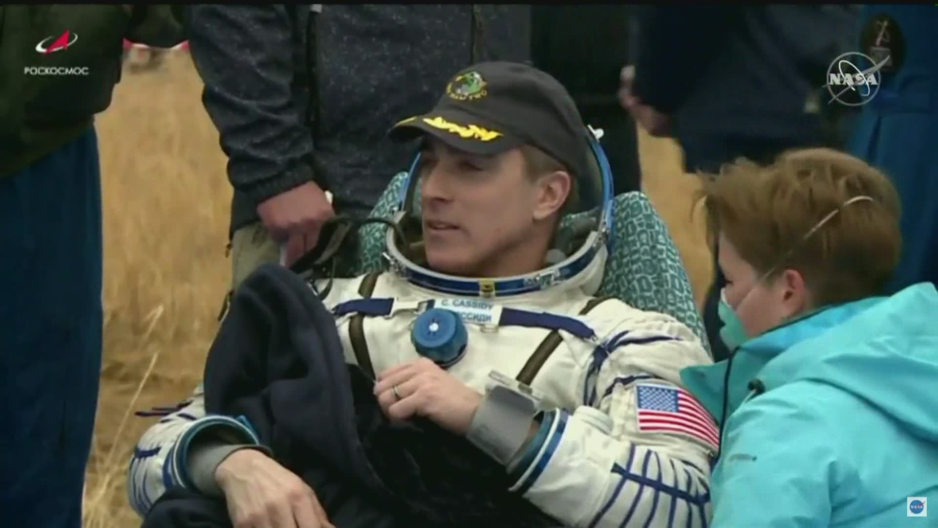 Chris Cassidy returns to earth after 196 days in space
