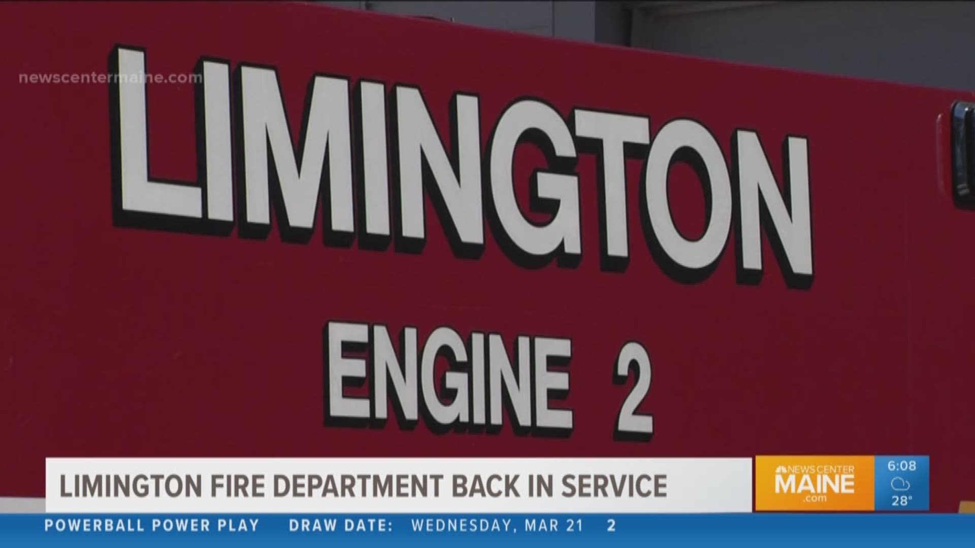 Limington fire department back up and running