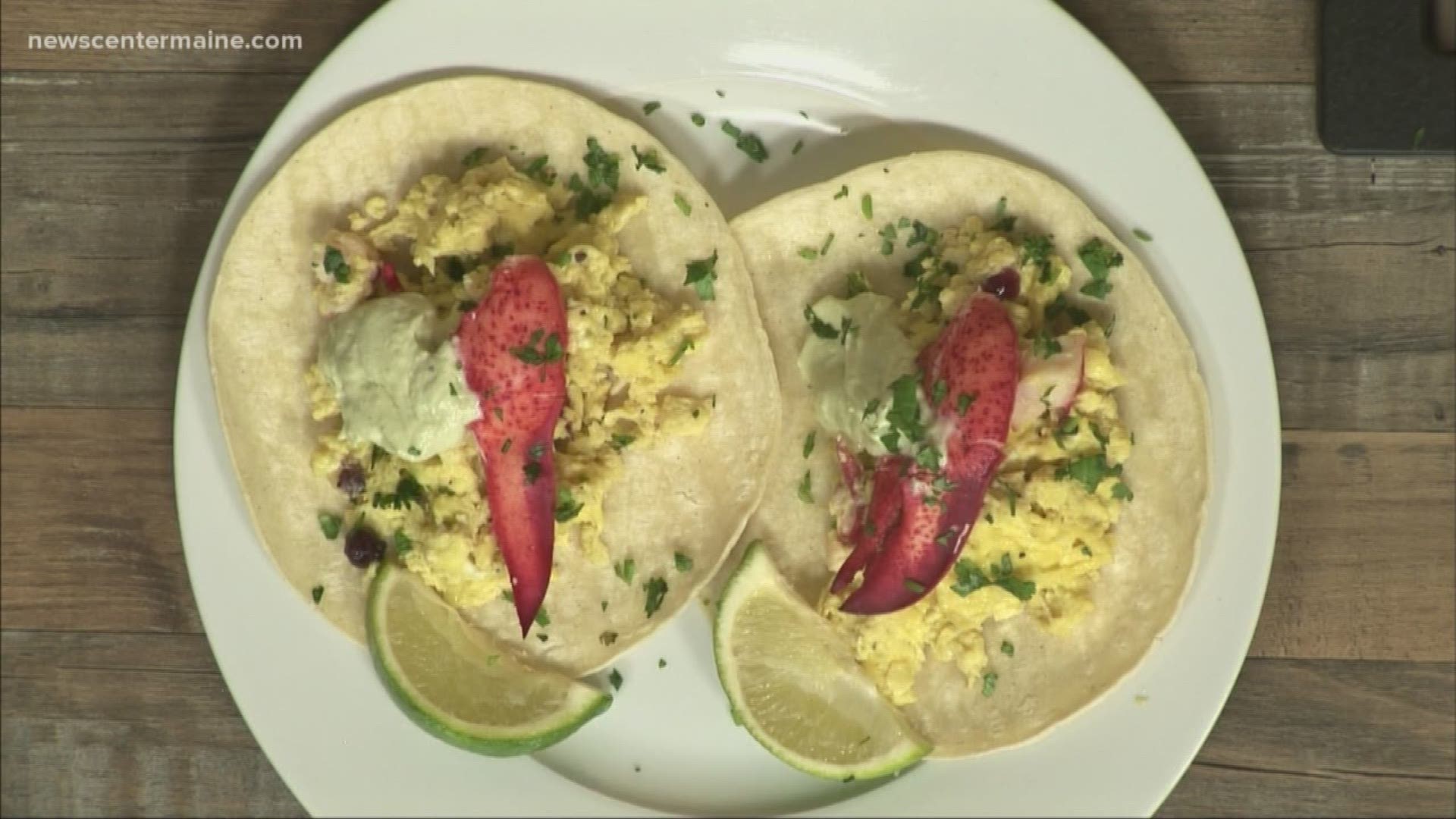 Fresh off the Food Network show, chef Dave Mallari makes lobster breakfast tacos