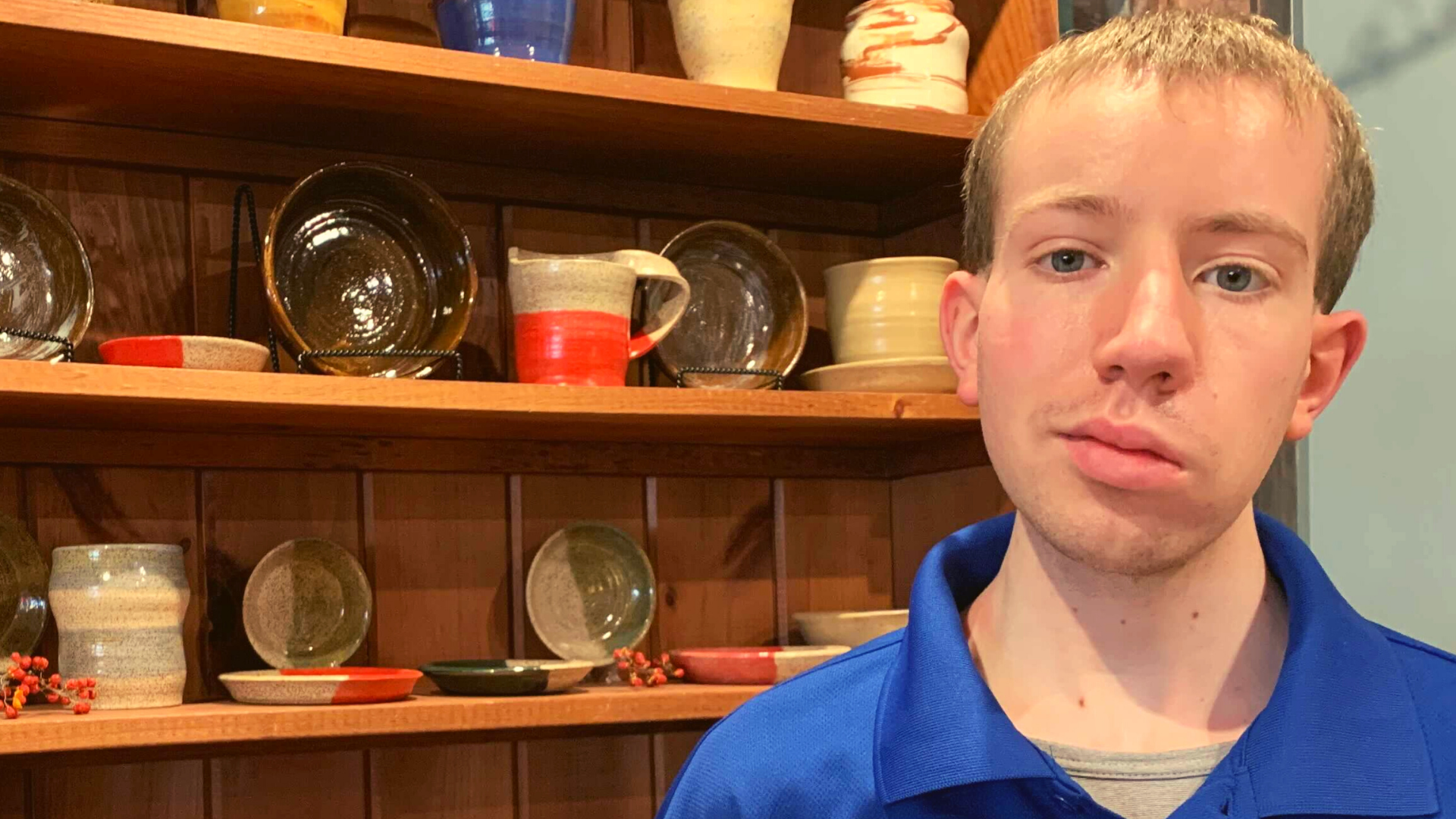 Nick Shelton is a potter and wasn't about to let something like a pandemic discourage him from launching his first store, The Art Walk in downtown Winthrop.
