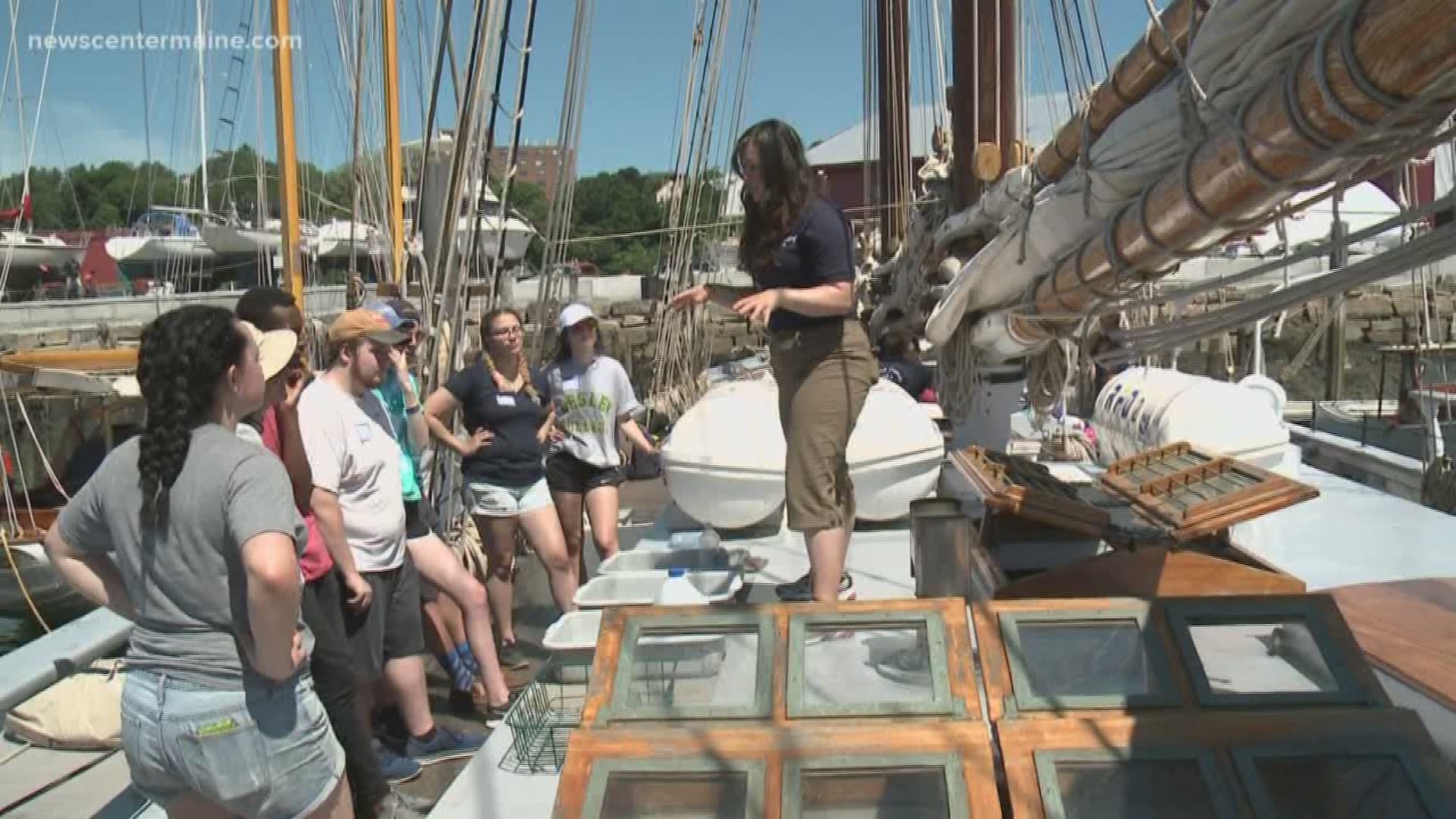 Tall Ships Maine provides a program for Maine high school students to learn about teamwork and sailing while out at sea.