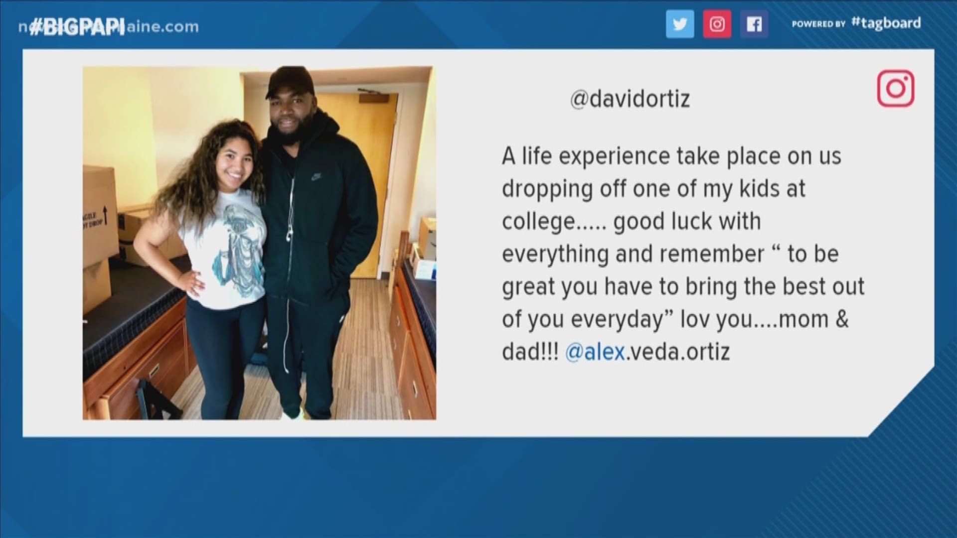 David Ortiz, 'Big Papi,' shares first Instagram post since shooting