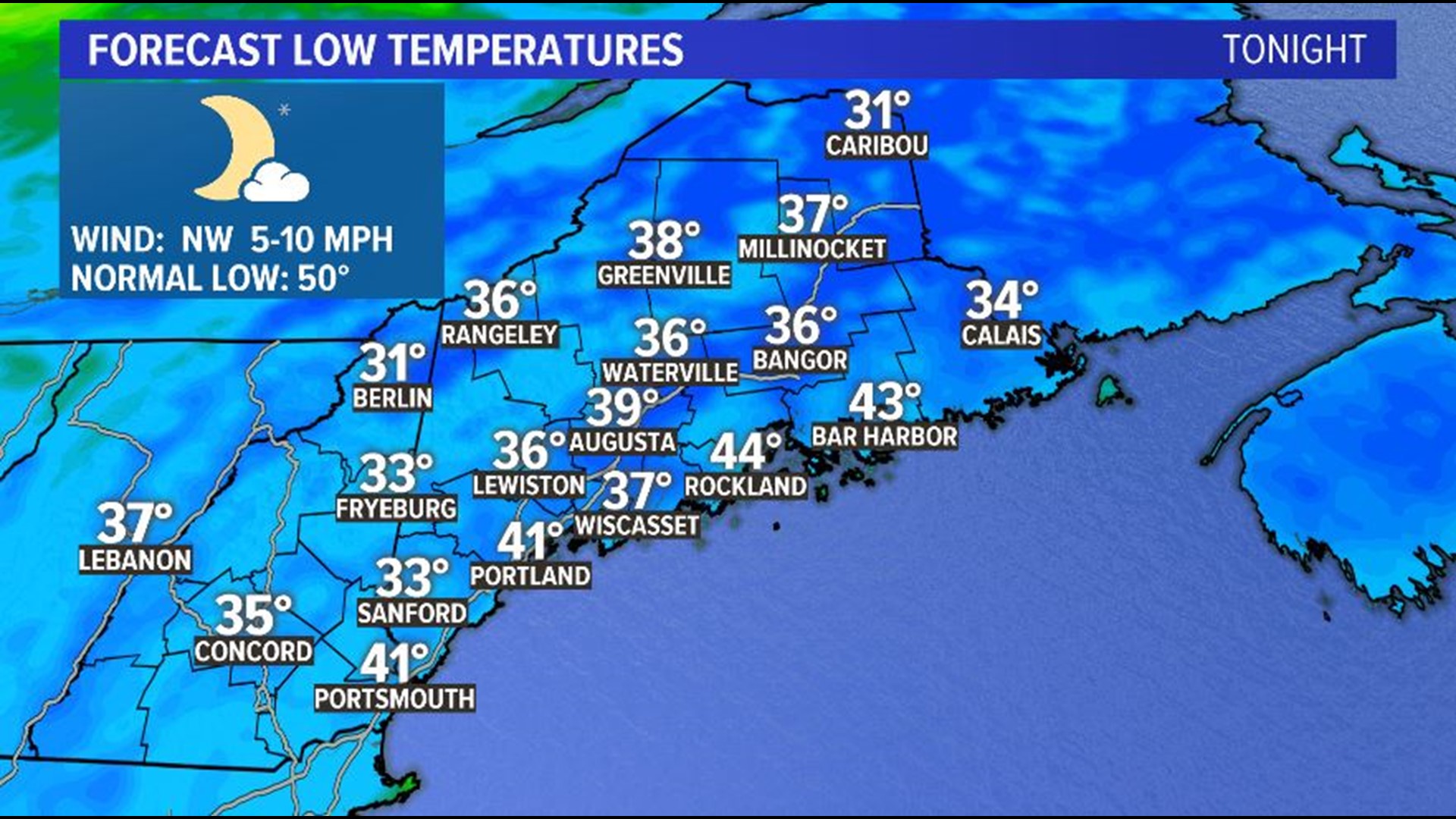 Freeze Warnings Wednesday for parts of Maine | newscentermaine.com