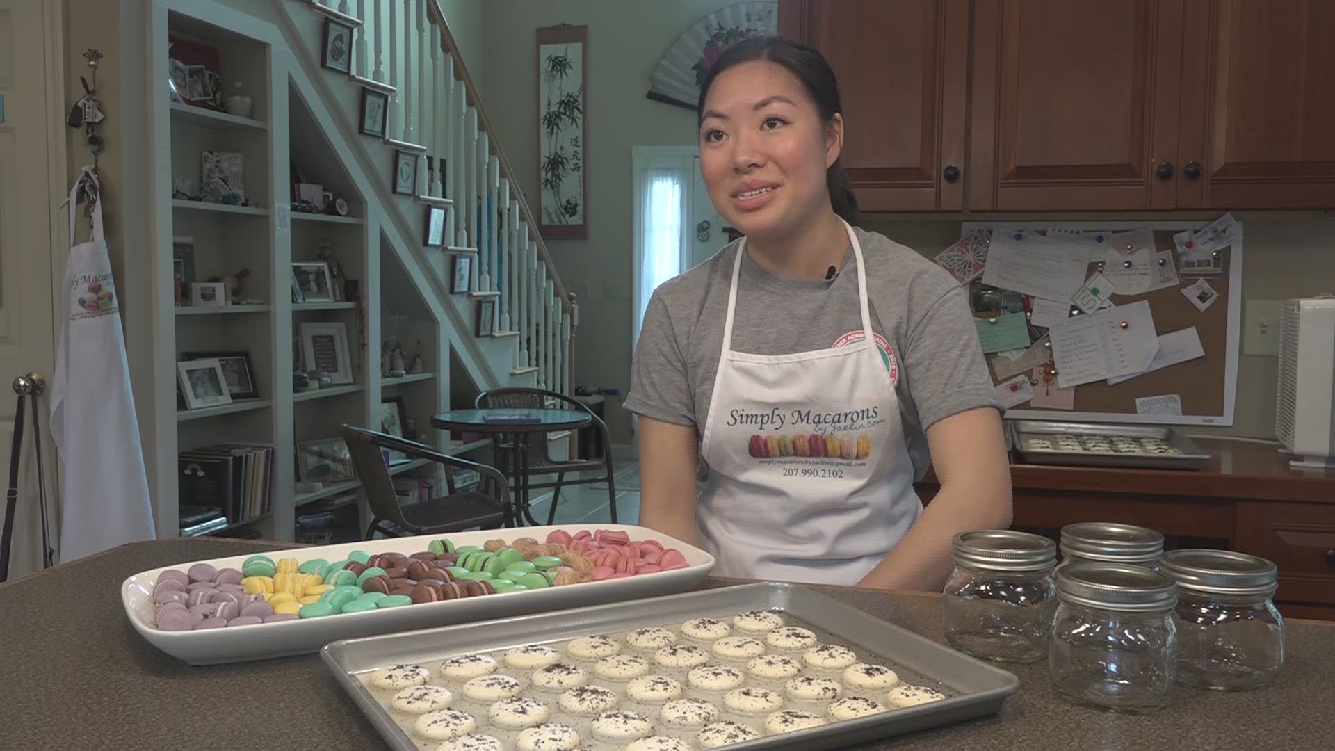 The most interesting part about Jaelin Roberts' "Simply Macarons" business may be what she's doing with her profits.