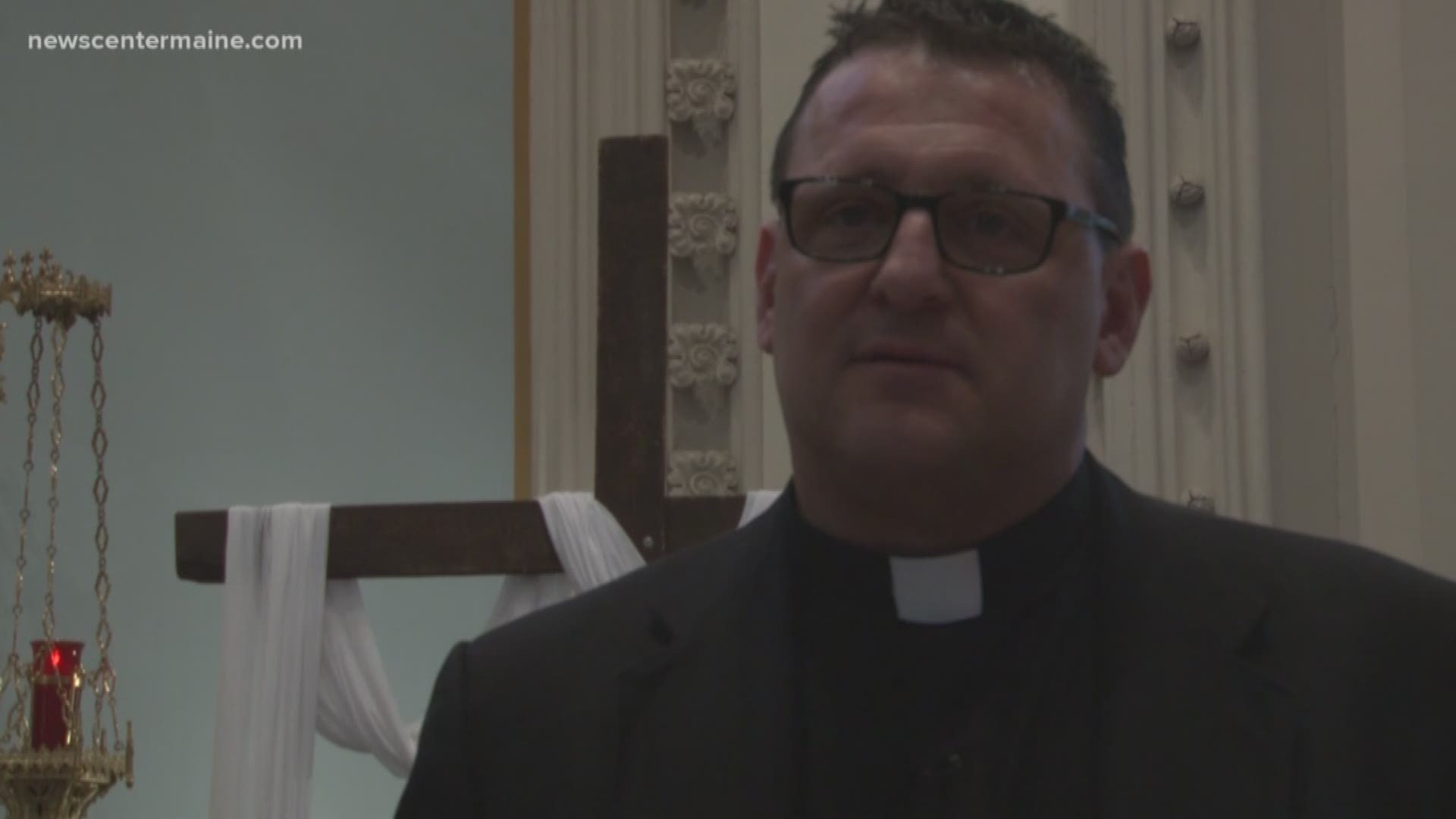 Priest connected to homicide victim taking leave of absence