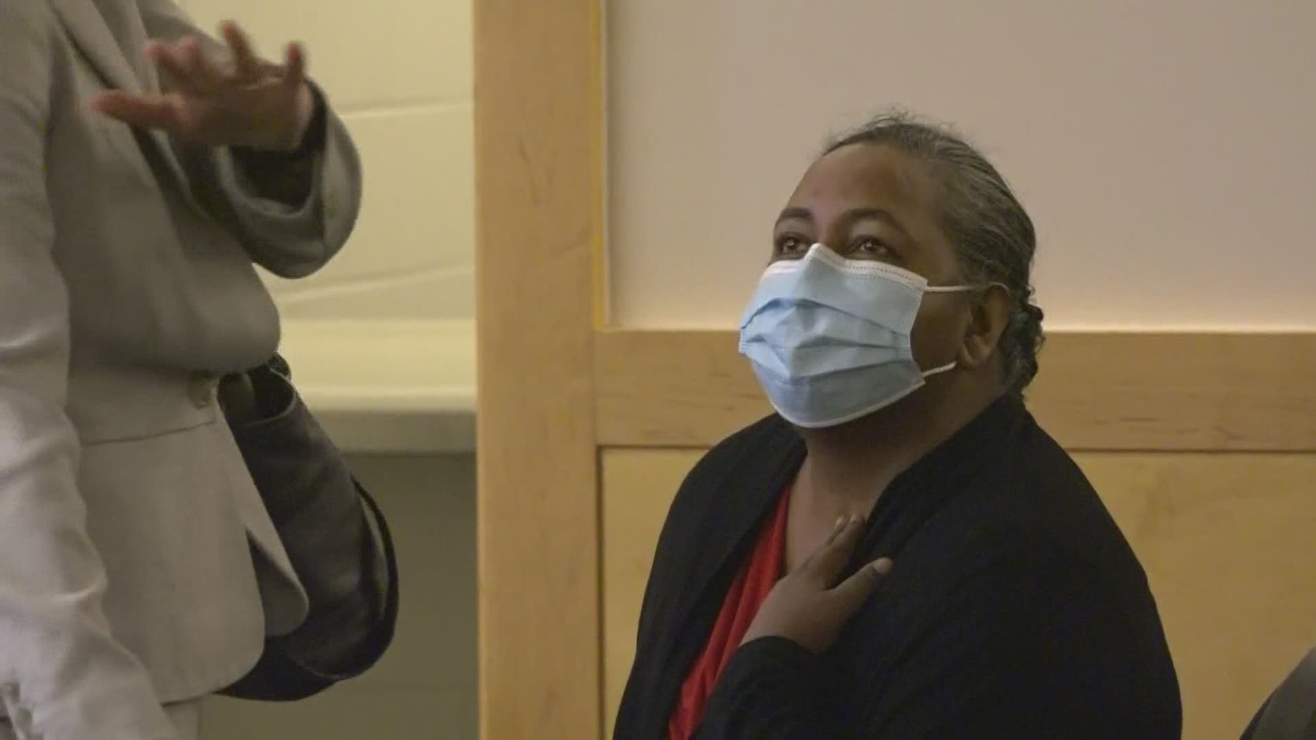 A woman from Milford accused of voter fraud appeared in court Thursday morning in Bangor.