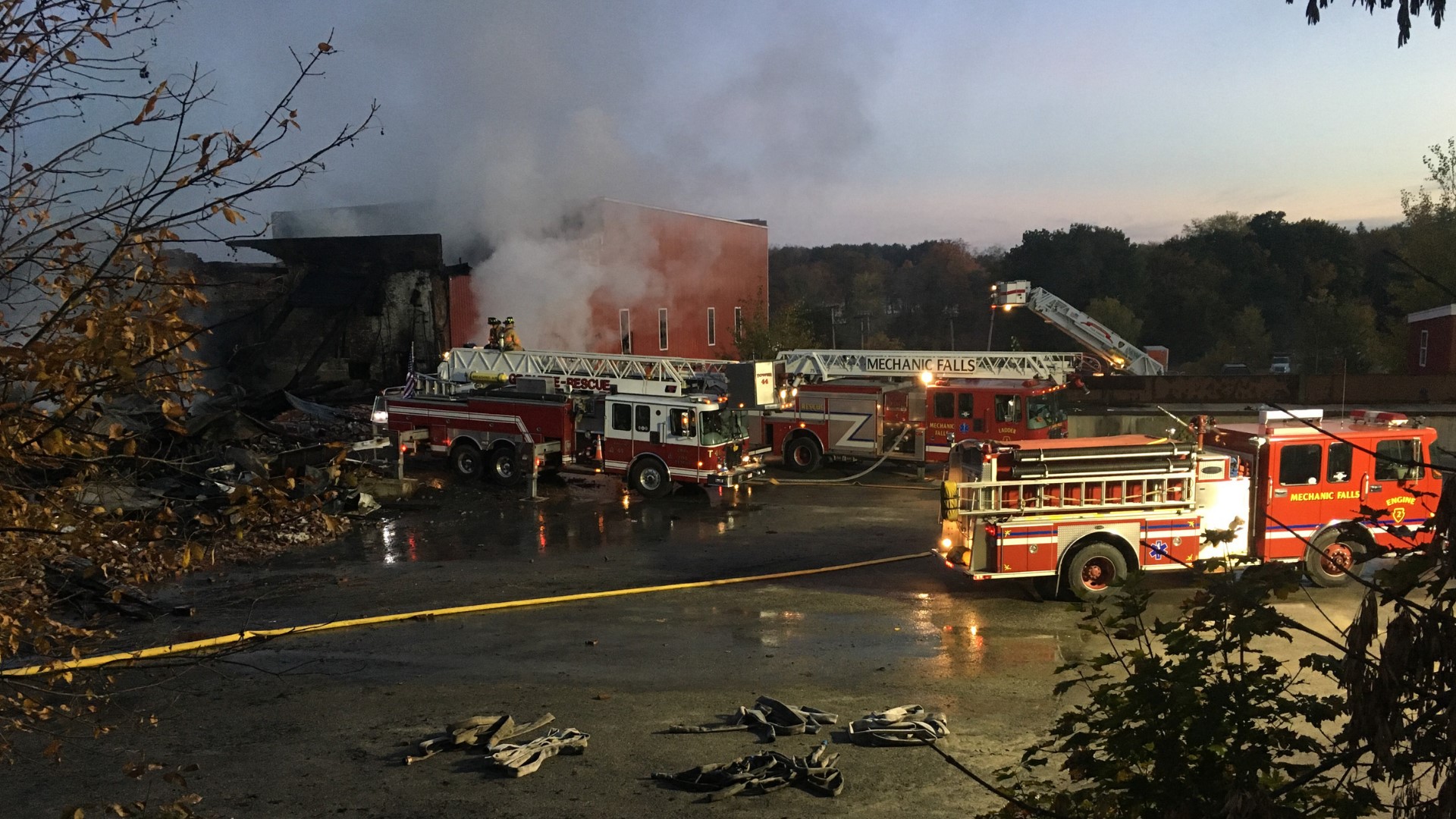 Former Marcal Paper mill destroyed by fire in Mechanic Falls, officials