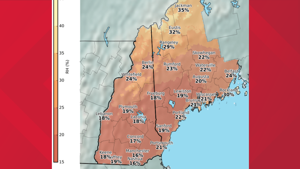 National Weather Service in Gray issues fire warning