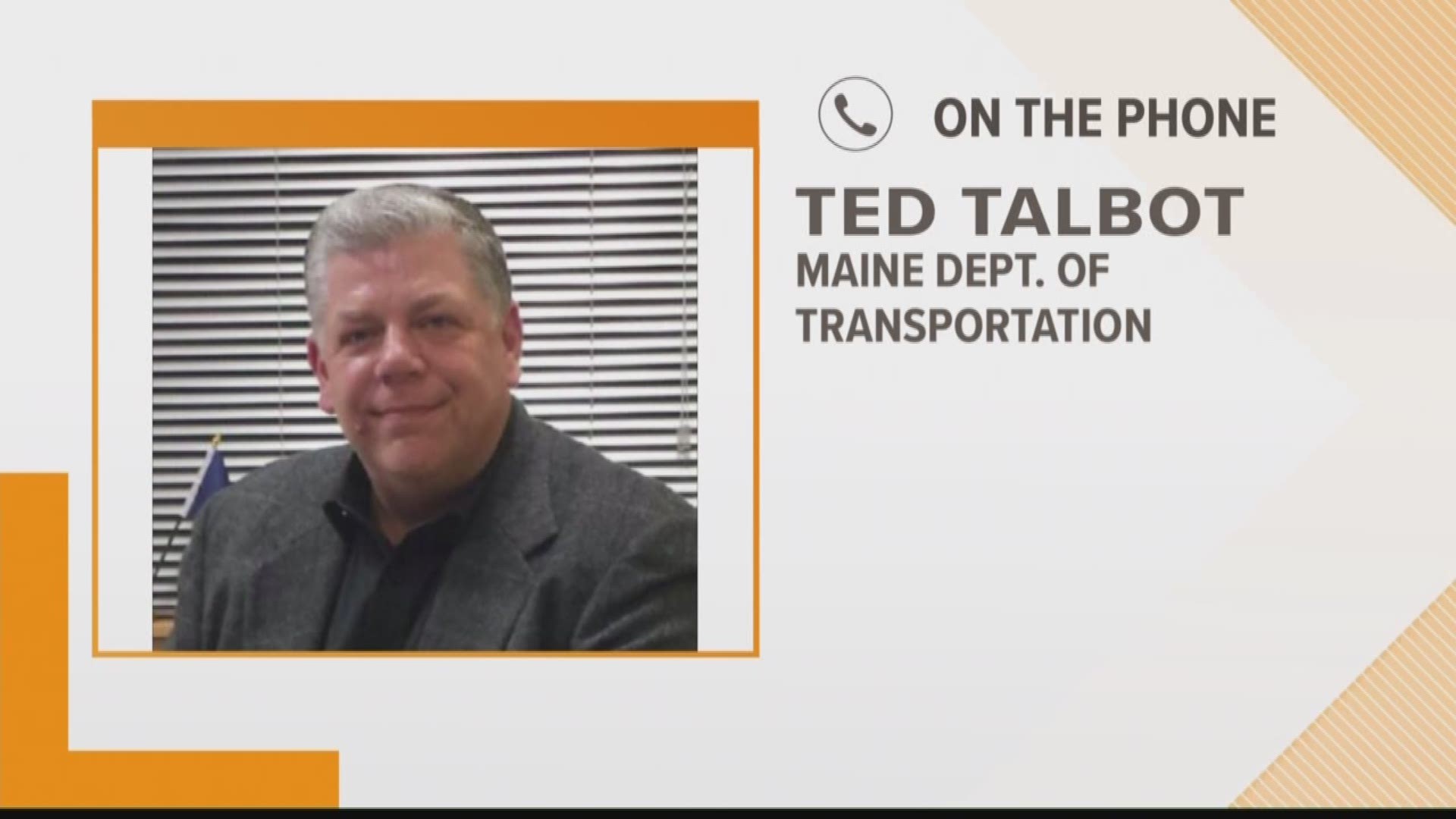 This morning Zach talked about Maine road conditions with MEDOT - Ted Talbot
