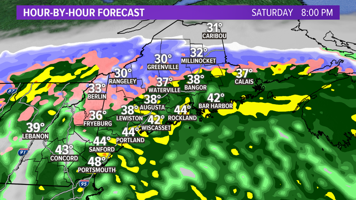 TRACKING NOR EASTER FOR MAINE DENSE SNOW HIGH WINDS FLOODING visual data 5