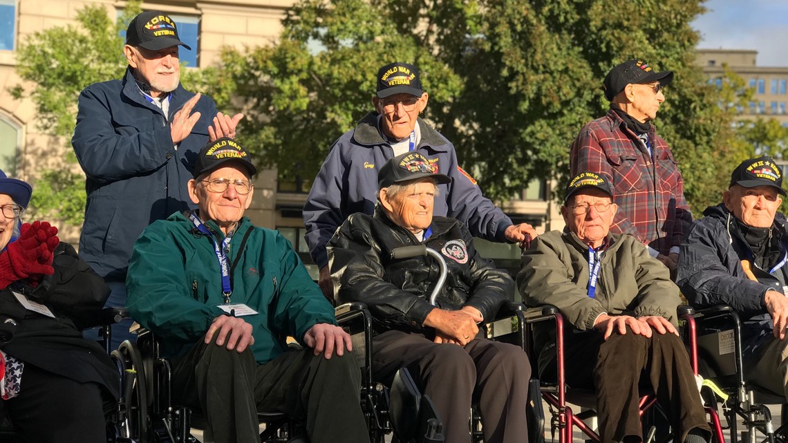 Honor Flight Maine | Rain does not stop Veterans on mission to visit ...