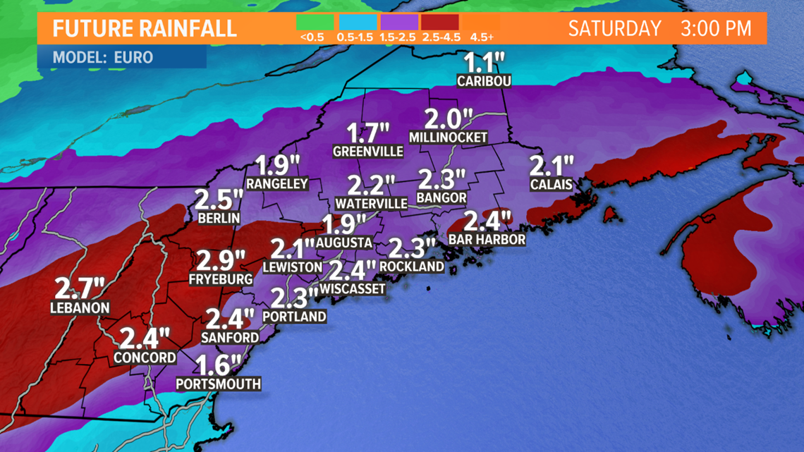 Soaking rain Friday into Saturday Maine Weather Blog