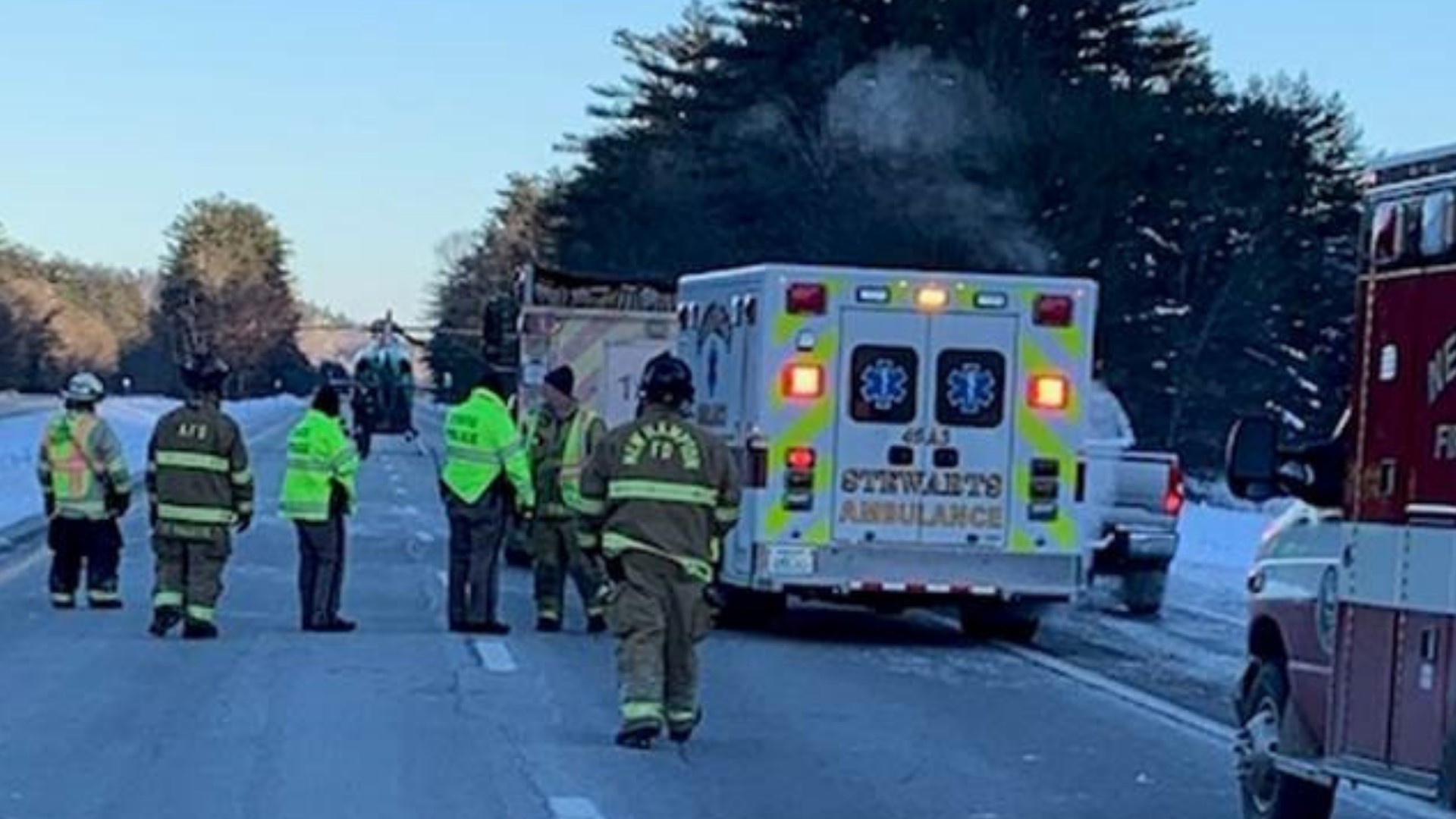 Man dies in car accident in N.H., teen flown to hospital with serious