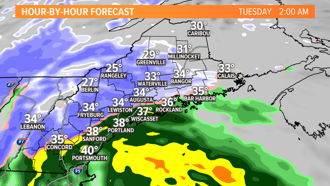 Winter storm brings a mess of snow and rain tonight into Tuesday ...