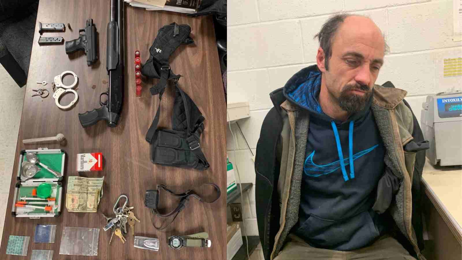 Mapleton man out on 6 bails arrested, charged with multiple counts